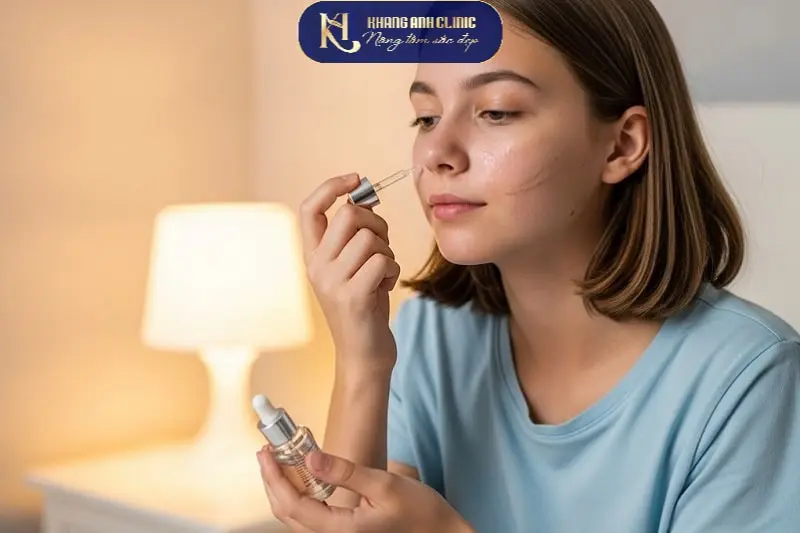 Chăm sóc da mặt sau trị sẹo