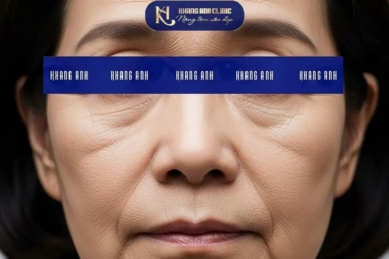 Người có da mặt tầng giữa chảy xệ nhiều vì lão hóa