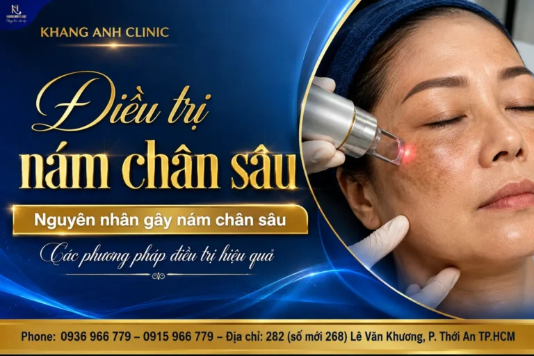 điều trị nám chân sâu