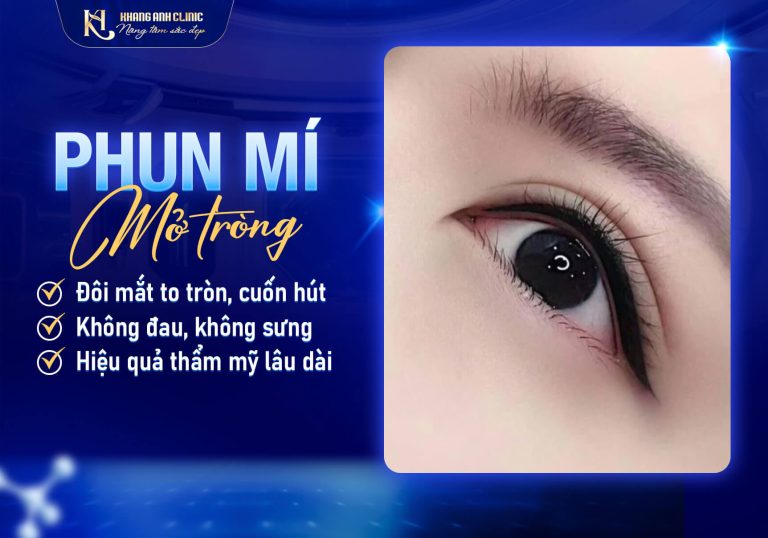 Phun mí mở tròng: Giải pháp làm đẹp mắt tự nhiên, an toàn