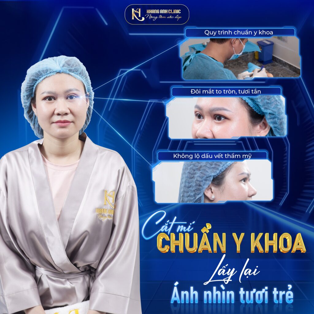 Feedback khách hàng tạo hình mí mắt trẻ hóa tại Phòng khám thẩm mỹ quận 12