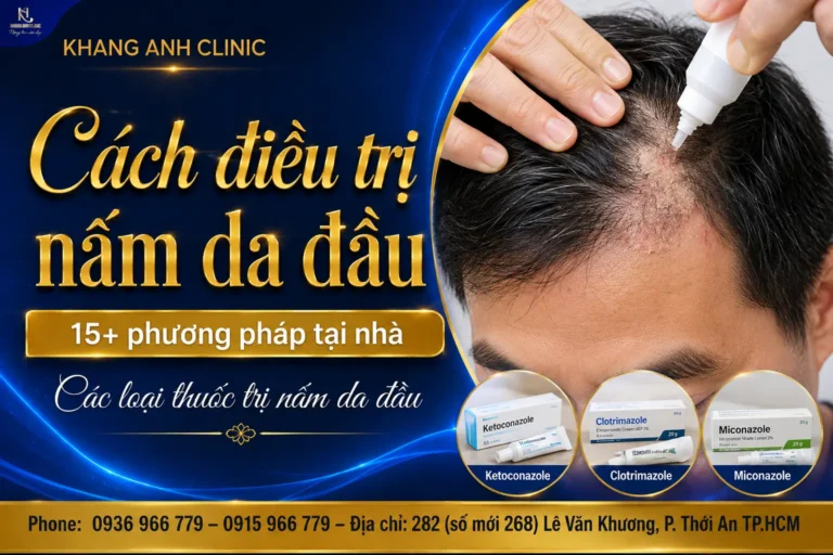 điều trị nấm da đầu, nấm đầu, nấm da đầu, cách trị nấm da đầu