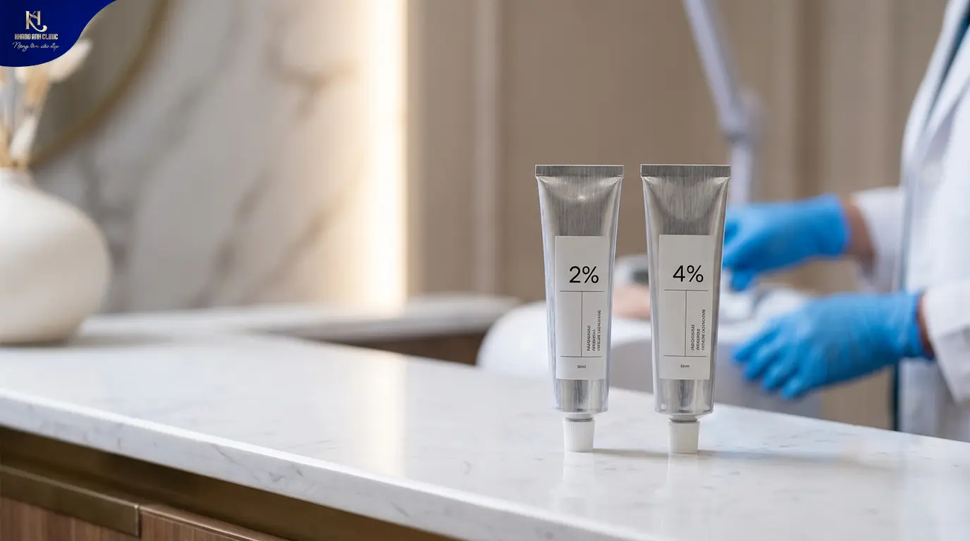 phác đồ điều trị nám bằng hydroquinone