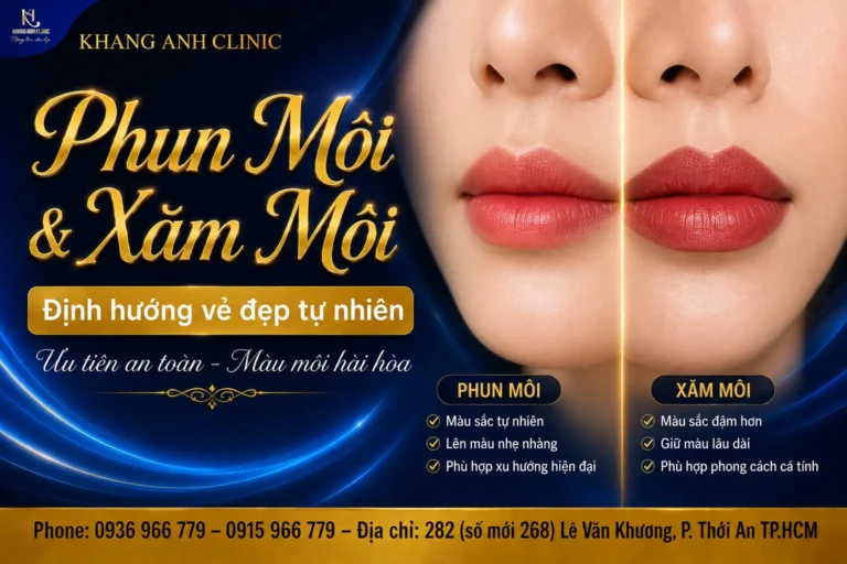 phun môi và xăm môi khác nhau như thế nào, nên xăm môi hay phun môi, phun môi khác gì xăm môi, phun và xăm môi có gì khác nhau