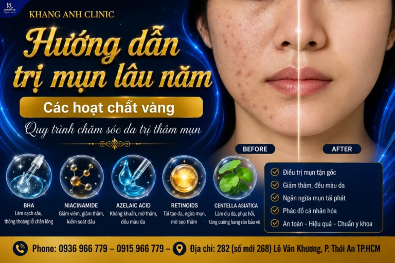 trị mụn lâu năm hiệu quả nhất