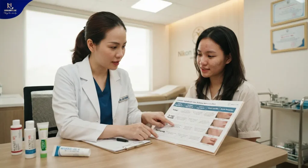 4 loại thuốc trị mụn bác sĩ khuyên dùng, thuốc trị mụn