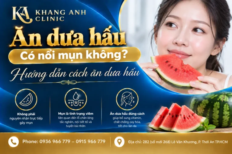 ăn dưa hấu có nổi mụn không
