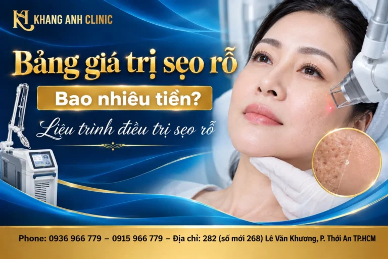 giá trị sẹo rỗ, chi phí trị sẹo rỗ