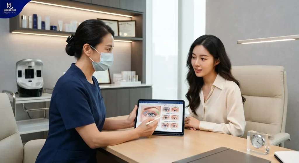dáng mắt phổ biến, các dáng mắt phổ biến