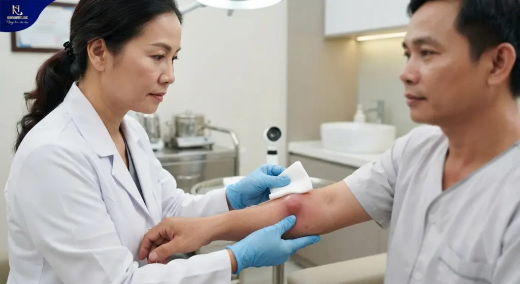 cách chữa mụn nhọt sưng to, mụn nhọt sưng to đau nhức, cách chữa mụn nhọt, mụn nhọt