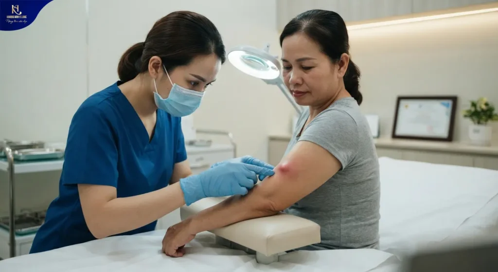 cách điều trị mụn nhọt, hình ảnh mụn nhọt