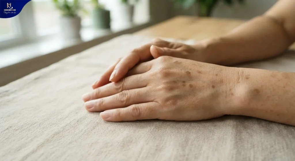cách trị đồi mồi trên bàn tay, các cách trị đồi mồi ở tay