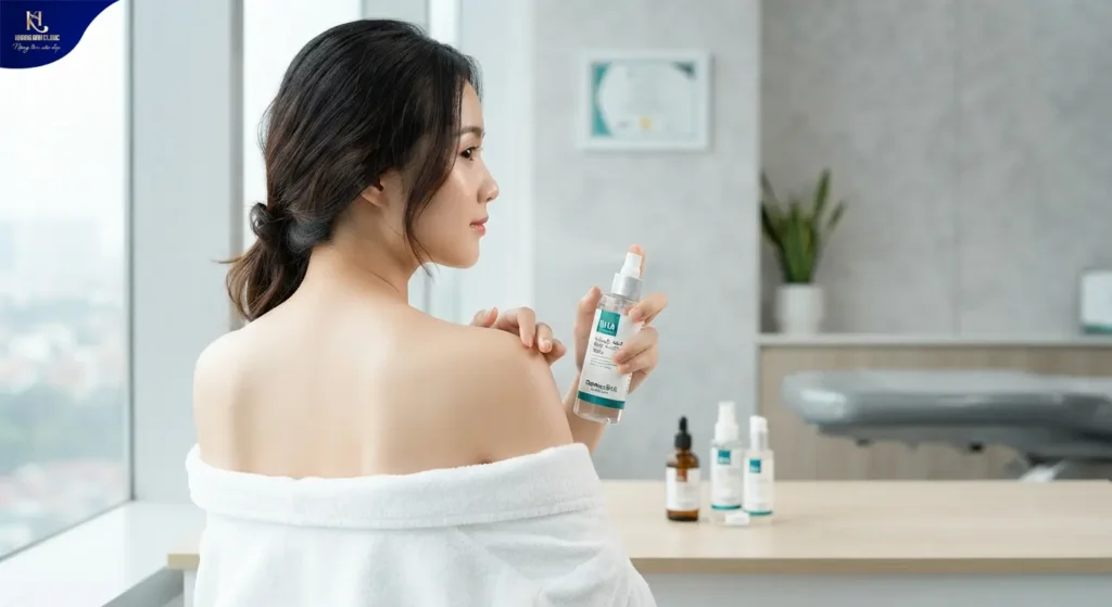 cách trị mụn lưng, điều trị mụn lưng, trị mụn lưng