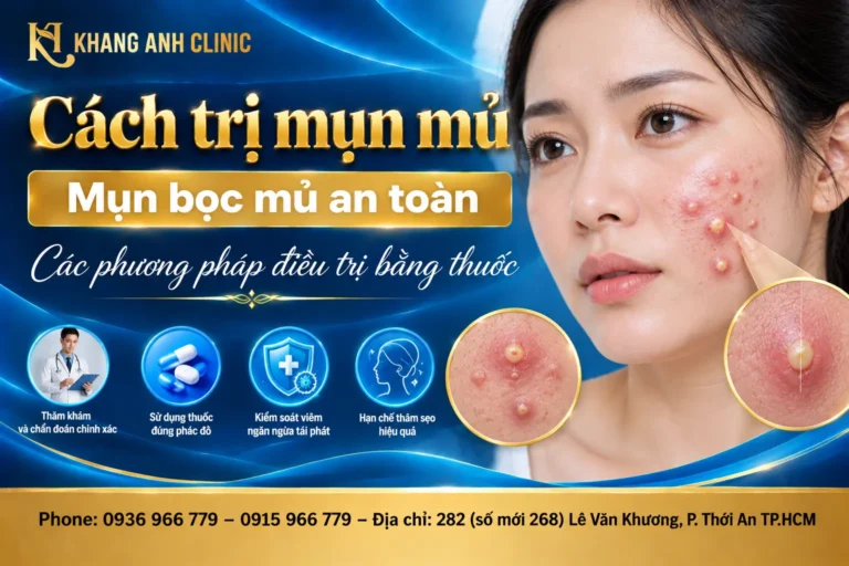 cách xử lý mụn mủ, nặn mụn, mụn mủ có nên nặn không, cách trị mụn mủ
