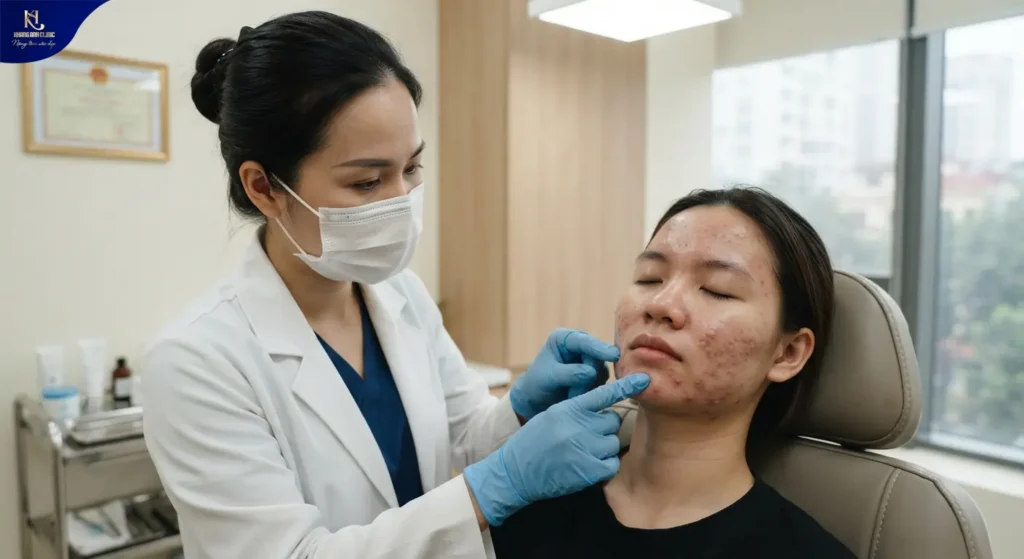 cách điều trị mụn nội tiết, cách trị mụn nội tiết dứt điểm