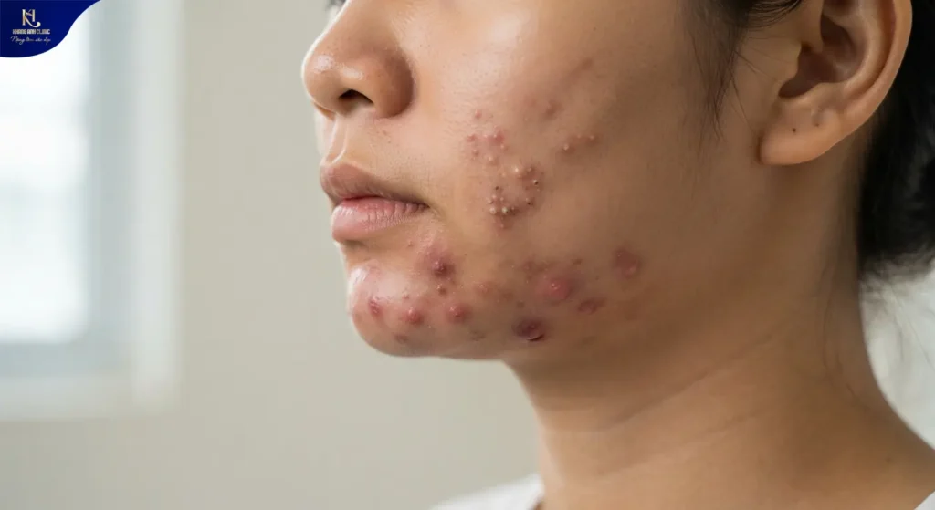 cách điều trị mụn nội tiết, cách trị mụn nội tiết dứt điểm
