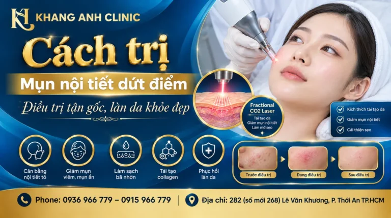 cách điều trị mụn nội tiết, cách trị mụn nội tiết dứt điểm