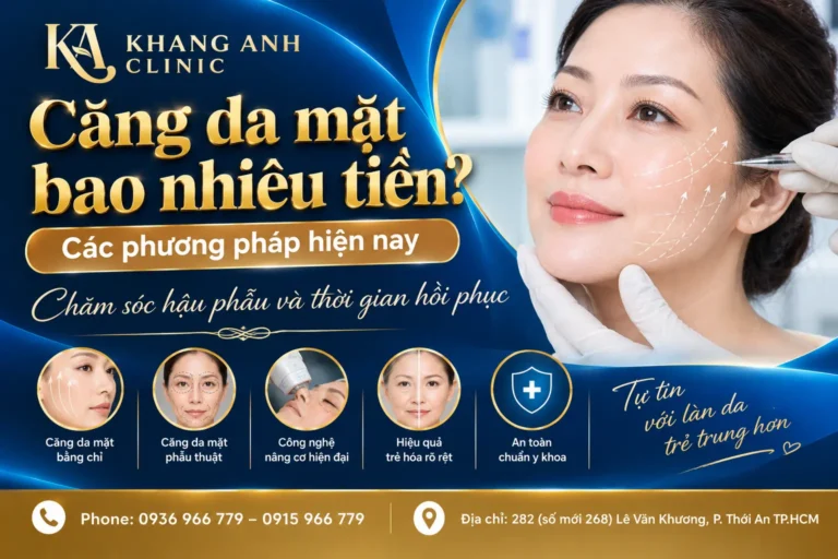 căng da mặt bao nhiêu tiền, căng da mặt giá bao nhiêu