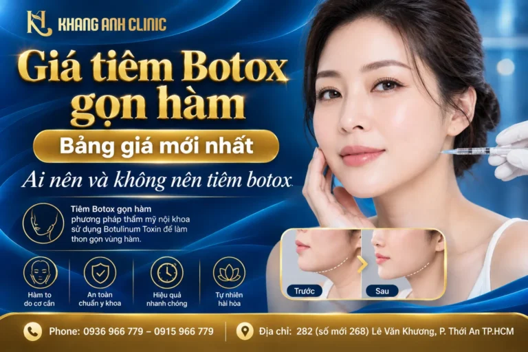 tiêm botox gọn hàm, botox thon gọn hàm, thon gọn hàm, bocoxin thon gọn hàm là gì, botox thon gọn hàm của mỹ
