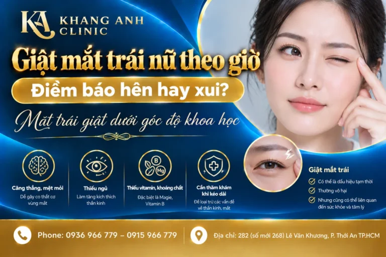 giật mắt trái nữ theo giờ,giật mắt trái