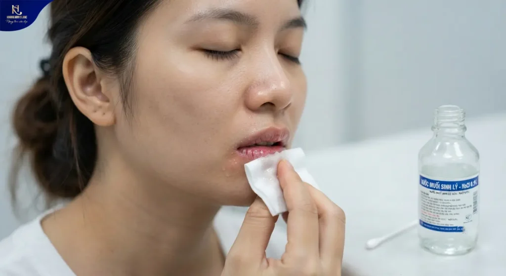 khử thâm môi ăn nước mắm được không
