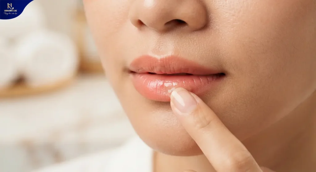 khử thâm môi ăn nước mắm được không