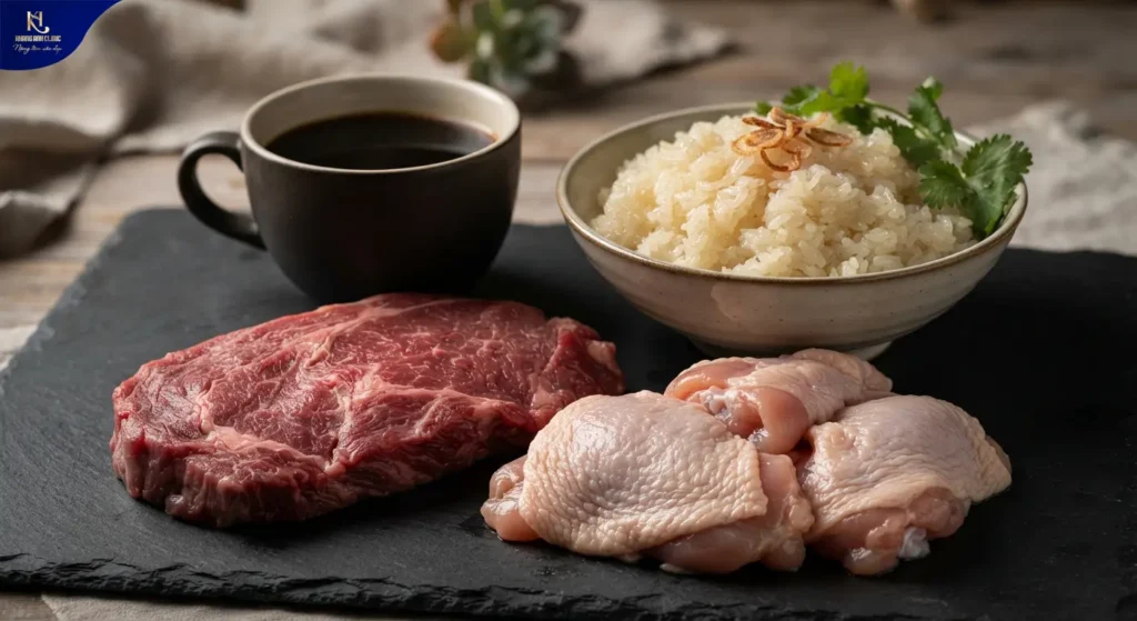 khử thâm môi ăn ốc được không