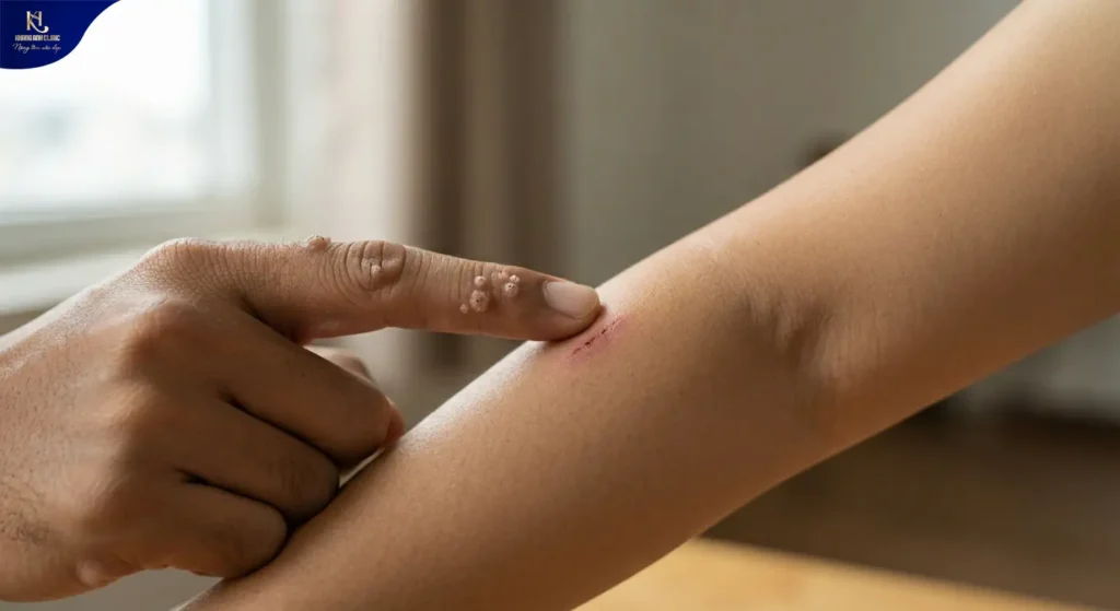 mụn cóc có lây không