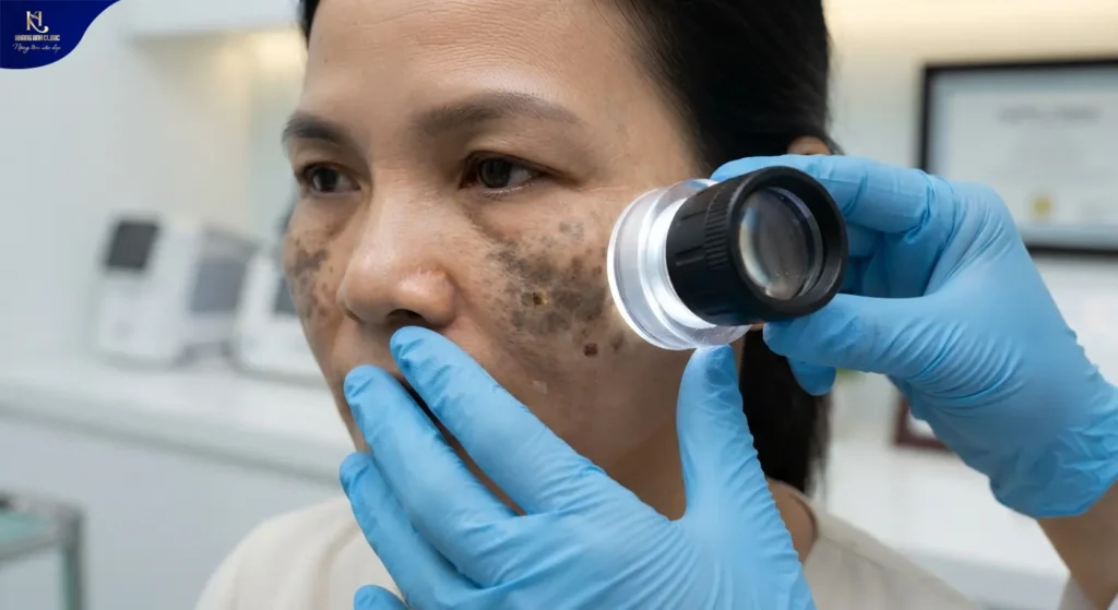 nám chân đinh là gì, nám chân đinh, cách trị nám chân đinh, nám chân đinh bắn laser có hết không