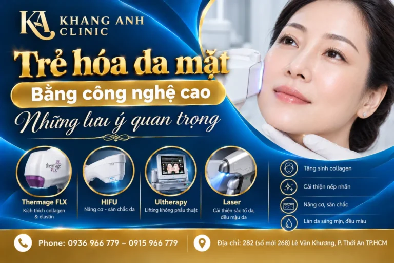 trẻ hoá da mặt bằng công nghệ cao, trẻ hoá da mặt