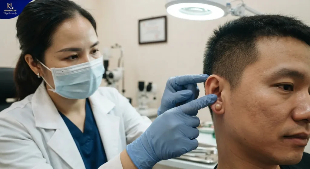 mụn bã đậu,U bã đậu