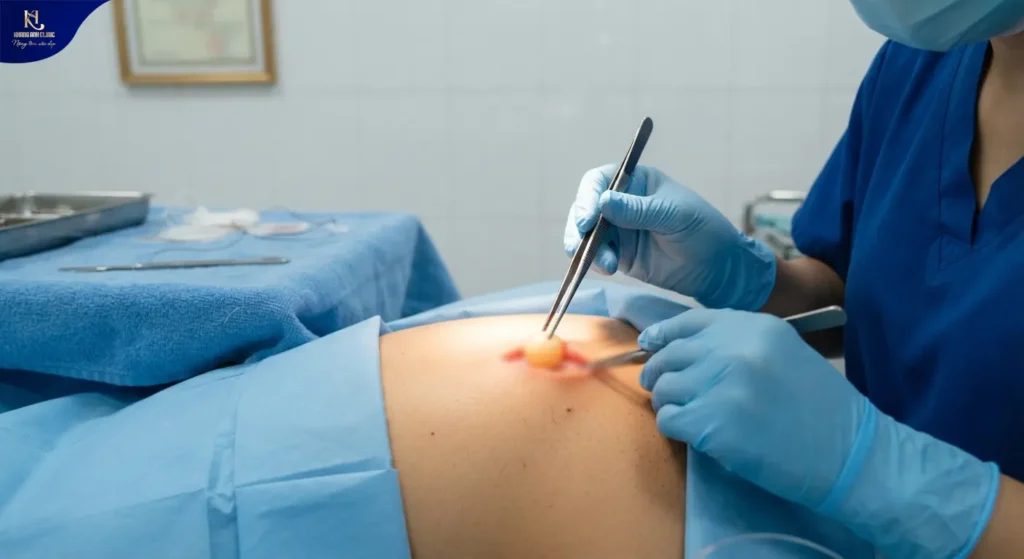 mụn bã đậu,U bã đậu