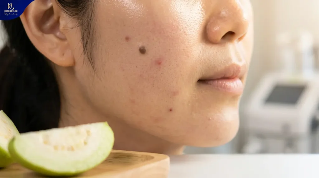 ăn ổi có nổi mụn không