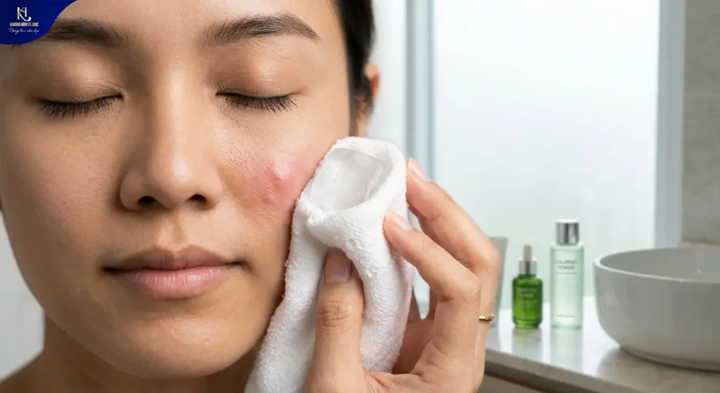 cách trị mụn trứng cá nhanh nhất trong 1 đêm, cách để hết mụn, cách làm xẹp mụn sưng đỏ sau 1 đêm, trị mụn cấp tốc sau 1 đêm, cách trị mụn tại nhà hiệu quả sau 1 đêm, cách trị mụn bọc nhanh nhất trong 1 đêm