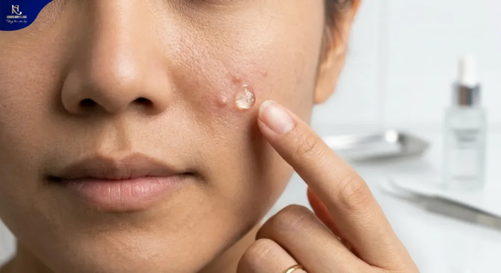 cách trị mụn trứng cá nhanh nhất trong 1 đêm, cách để hết mụn, cách làm xẹp mụn sưng đỏ sau 1 đêm, trị mụn cấp tốc sau 1 đêm, cách trị mụn tại nhà hiệu quả sau 1 đêm, cách trị mụn bọc nhanh nhất trong 1 đêm