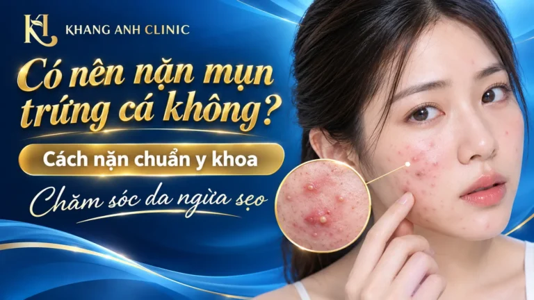 có nên nặn mụn trứng cá không, nặn mụn trứng cá, mụn trứng cá có nên nặn hay không