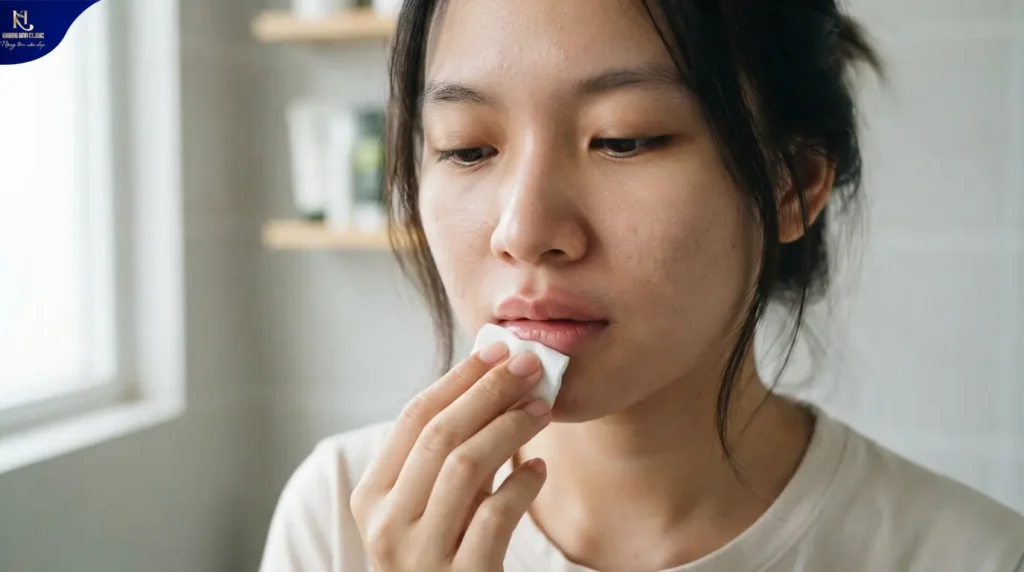 dấu hiệu phun môi thành công