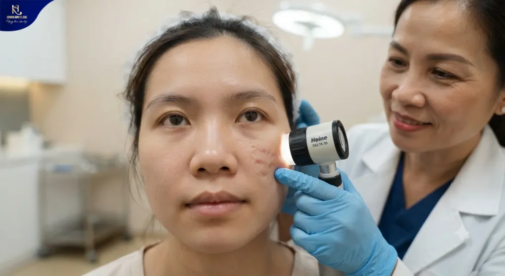 sẹo lõm lâu năm có trị được không