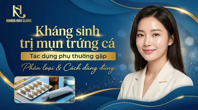 kháng sinh điều trị mụn trứng cá