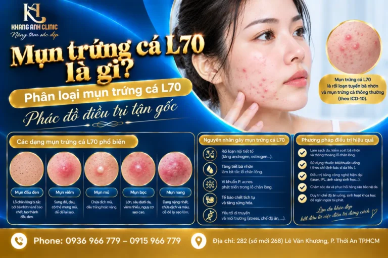 mụn trứng cá l70, mụn trứng cá L70