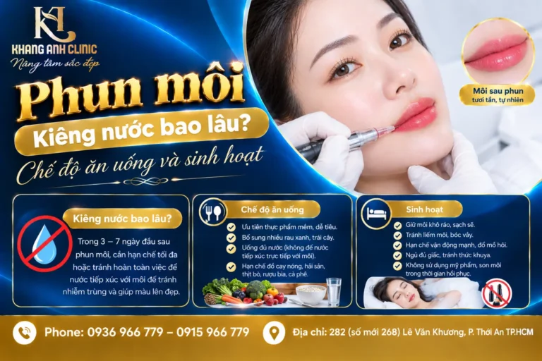 phun môi kiêng nước bao lâu