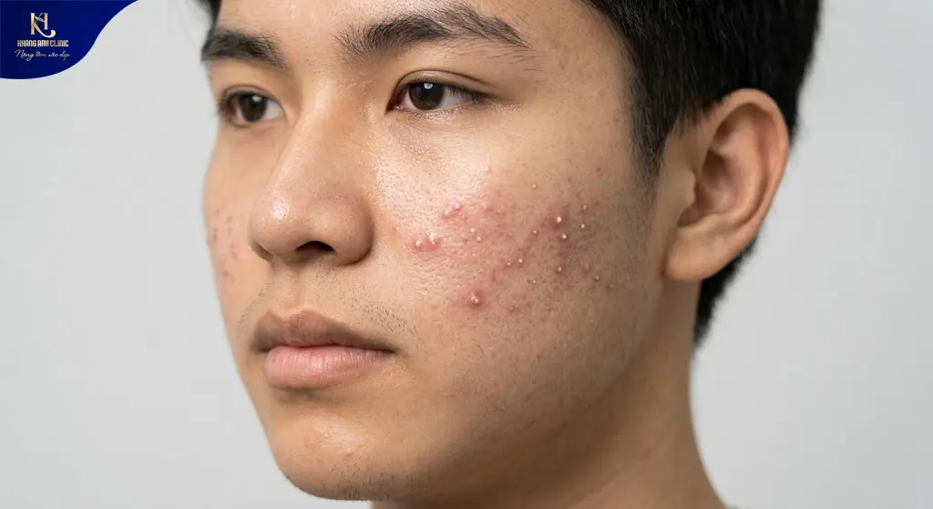 các loại mụn viêm, mụn viêm ẩn dưới da, mụn viêm dưới da