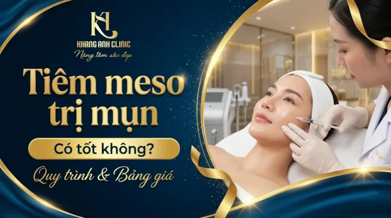 meso mụn, tiêm meso trị mụn, meso trị mụn