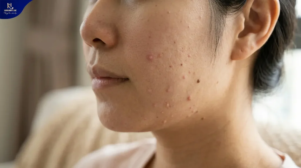 cách trị mụn trứng cá cho bà bầu, bà bầu bị mụn, nổi mụn khi mang thai tuần đầu, mụn khi mang thai, trị mụn cho bà bầu, chăm sóc da mụn cho bà bầu