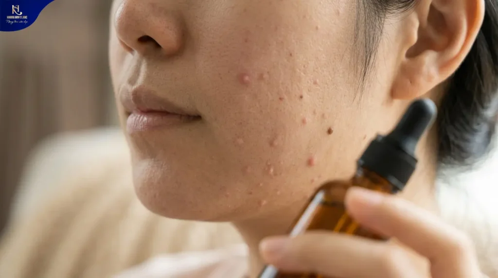 cách trị mụn trứng cá cho bà bầu, bà bầu bị mụn, nổi mụn khi mang thai tuần đầu, mụn khi mang thai, trị mụn cho bà bầu, chăm sóc da mụn cho bà bầu